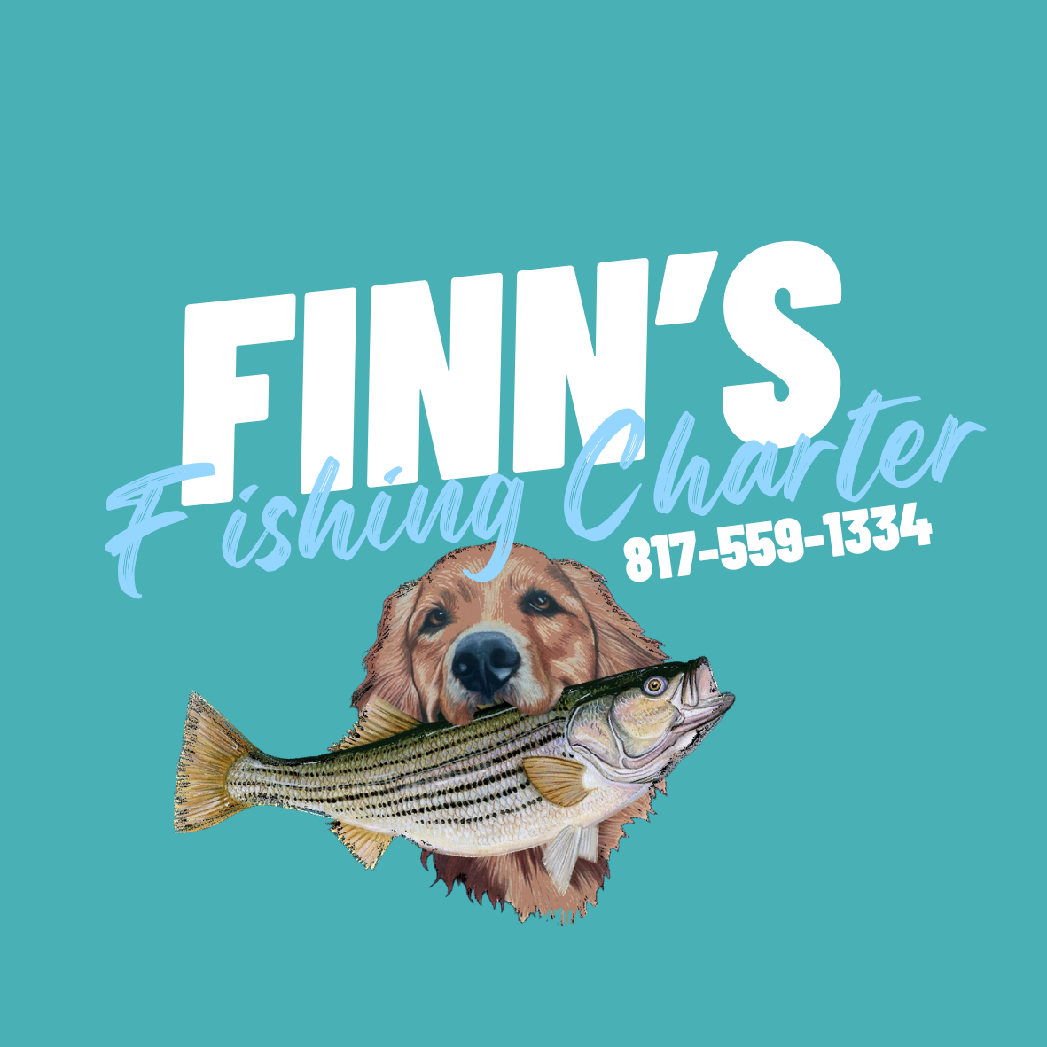 Finn's Sticker 4"X4" Circle