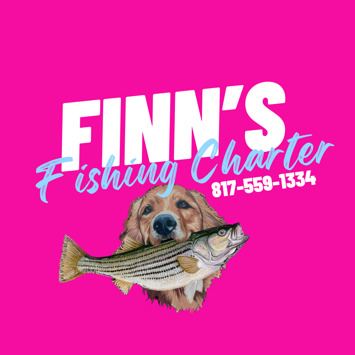 Finn's Sticker 4"X4" Circle