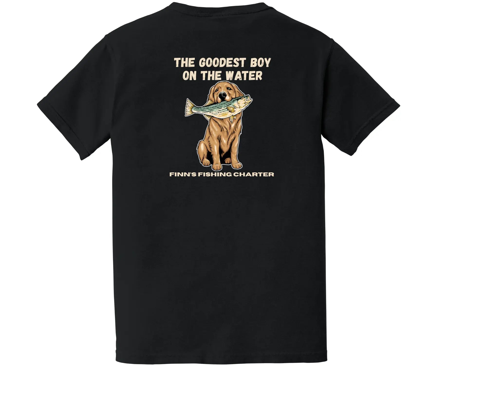Original Finns Heritage Goodest Boy Pocket Tee - Finn's Fishing Charter