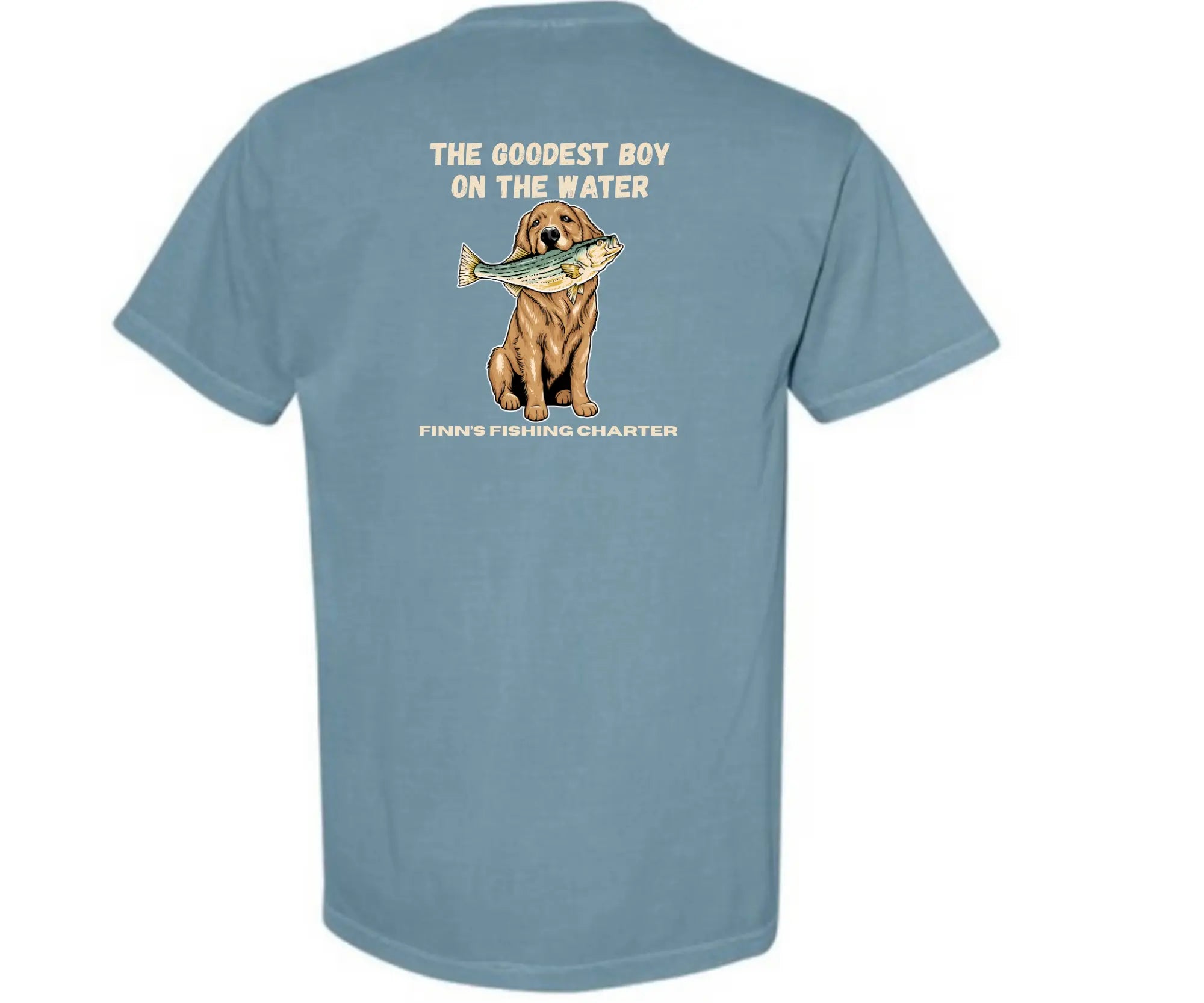 Original Finns Heritage Goodest Boy Pocket Tee - Finn's Fishing Charter