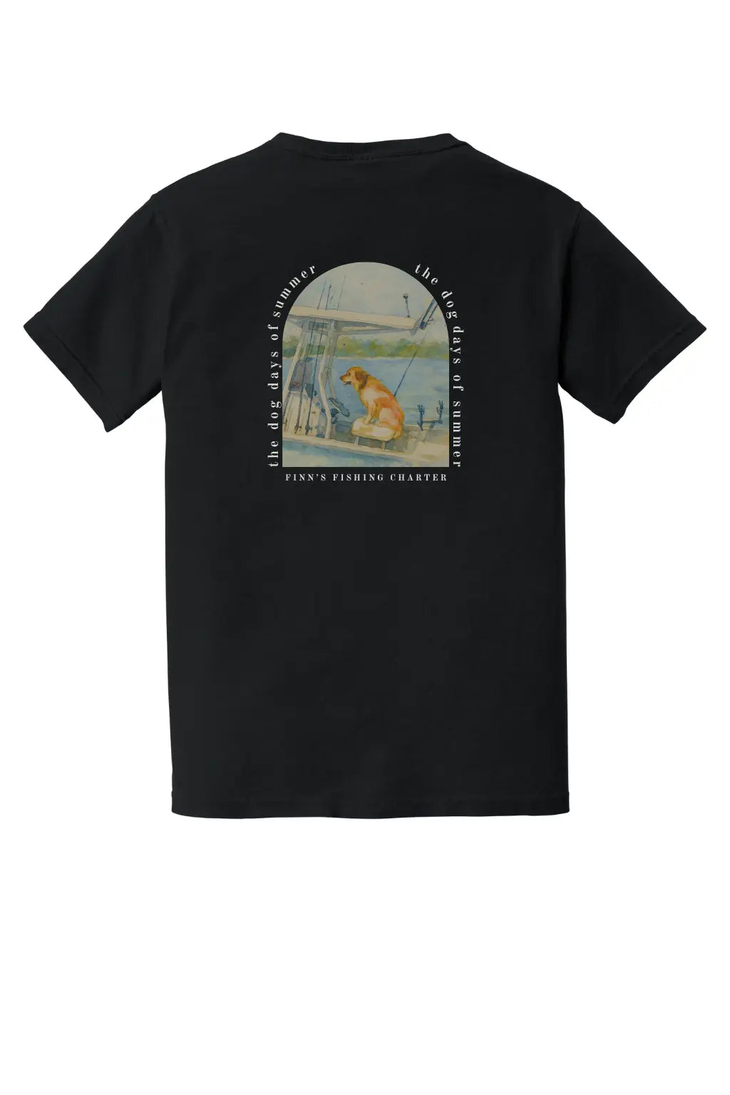 Original Finns Lake Life “Captain Finn” Pocket Tee - Finn's Fishing Charter